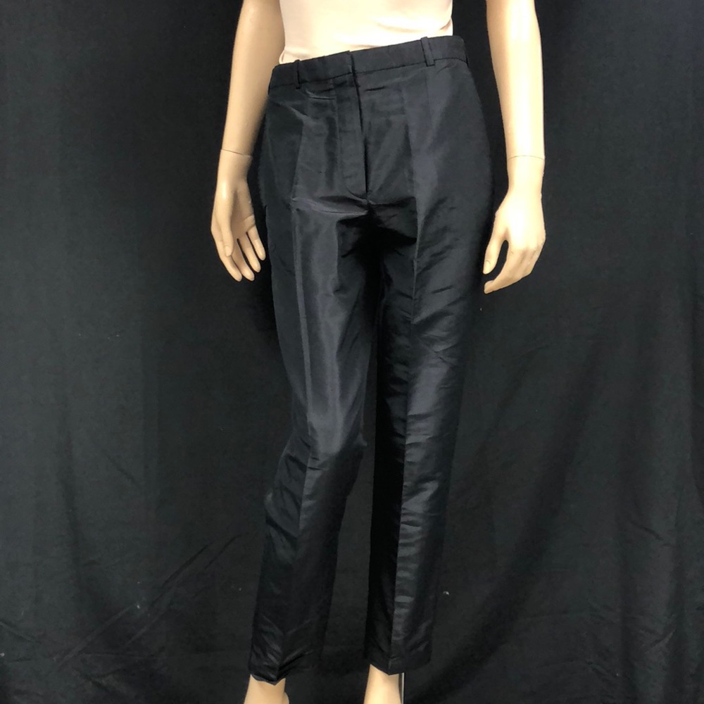 Hermès silk black pants 38 FR US 4 small